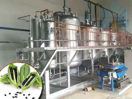 Planta de refinación de aceite de sésamo