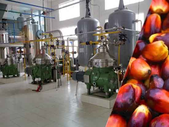 Planta de refinación de aceite de palma
