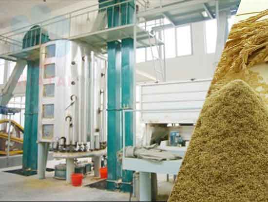 Máquina de pretratamiento de salvado de arroz