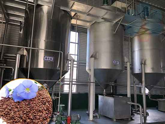 Máquina de refinación de aceite de linaza
