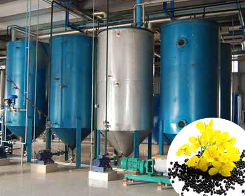 Máquina de refinación de aceite de colza/canola