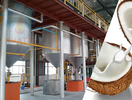 Máquina refinadora de aceite de coco/copra