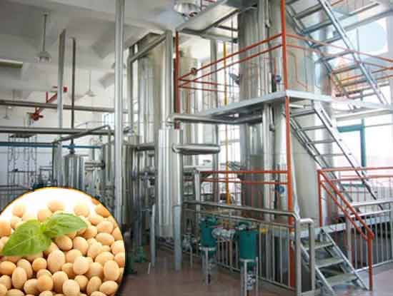 Planta de refinación de aceite de soja