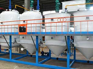 Máquina de refinado de aceite vegetal en pequeña escala