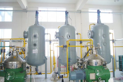 Planta de refinación de aceite vegetal