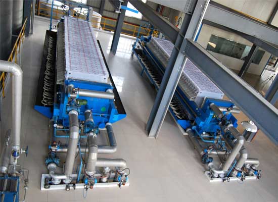 Máquina de fraccionamiento de aceite de palma