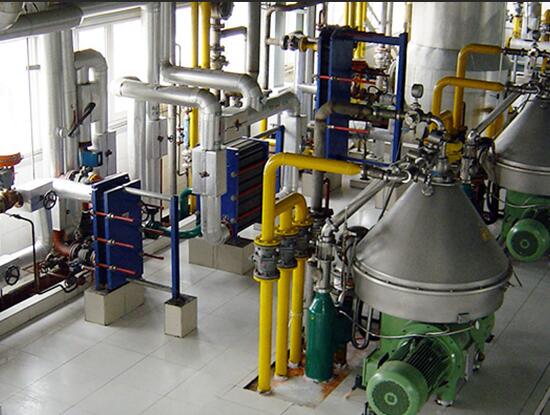 Planta de refinería de aceite de palma