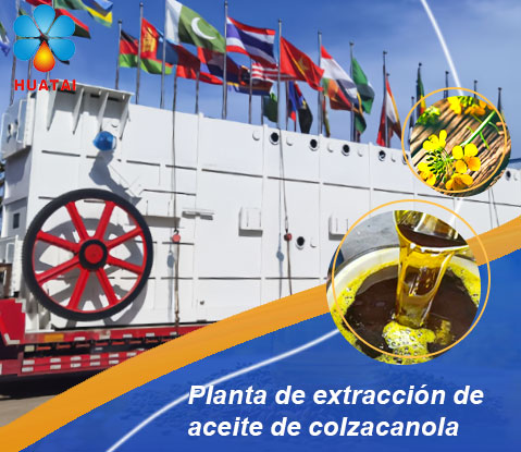 Planta de extracción de aceite de colza/canola